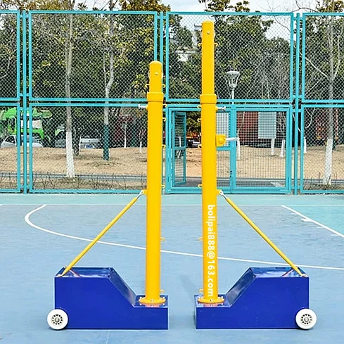 

8-in-1 Multi-functional Steel Badminton & Volleyball Post | High Quality Factory Supply Sports Pole