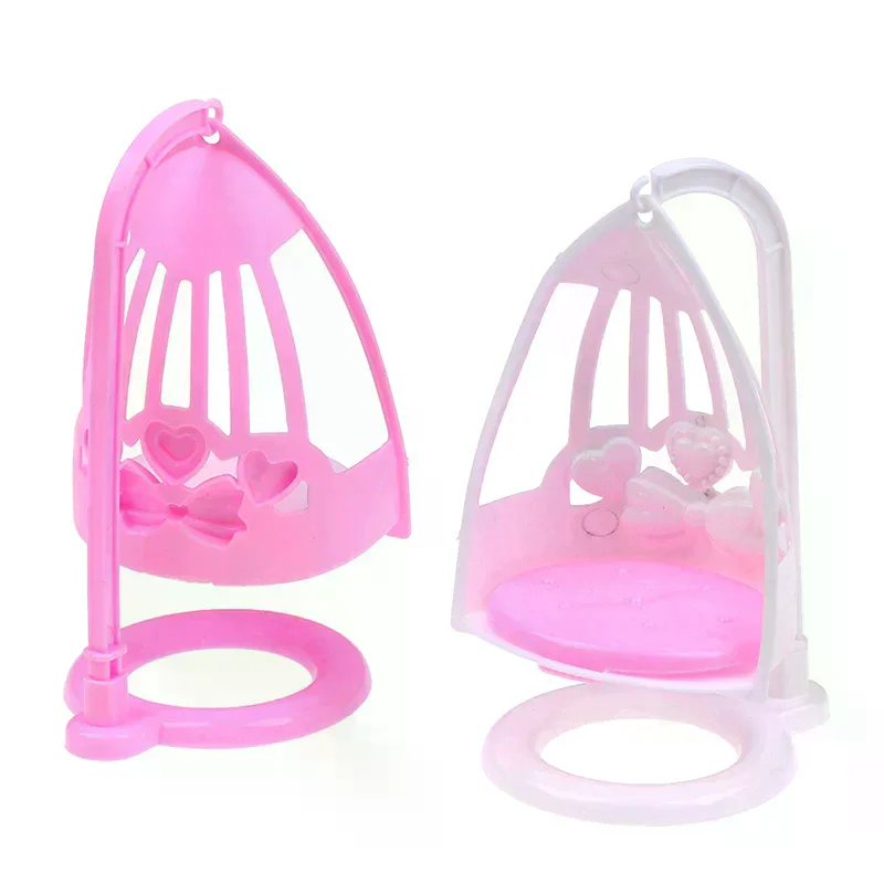 

Dollhouse Swing Chair For Girl Doll Miniature Furniture Toys Doll House Decor