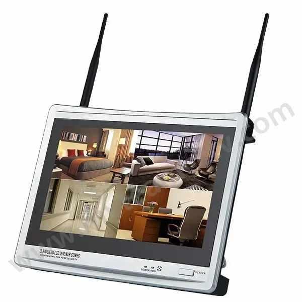 12.5 Ekran 4CH P2P Bezprzewodowa kamera IP Zestaw NVR Wszystko w jednym Pakiet Cctv Kamera Wifi System Nvr 4-kanałowy zestaw bezpieczeństwa