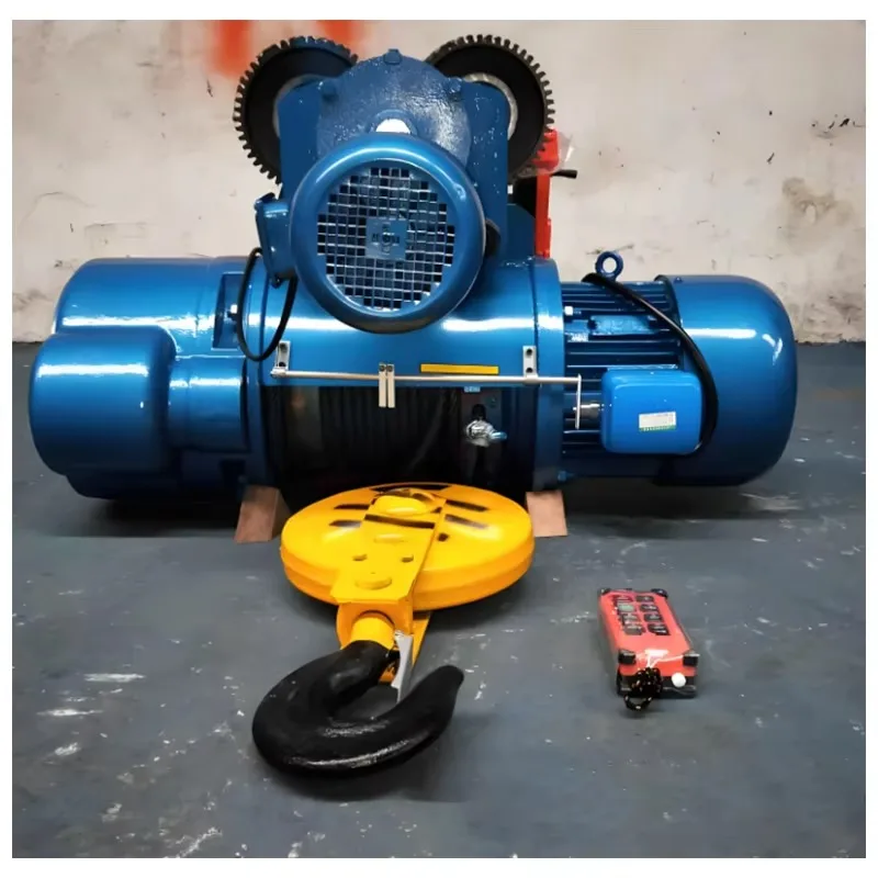 0.5-2T Electric Hoist Lifting Crane Wire Rope Hoist Winch Handling Warehousing Transportation Equipment view 3