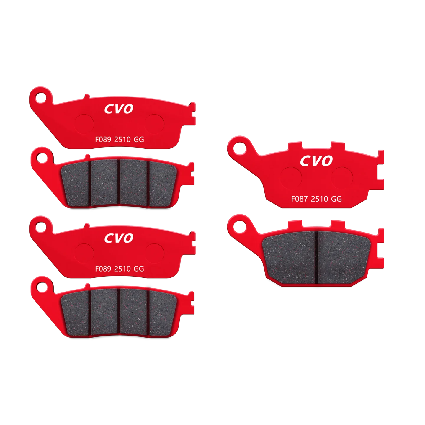 Motorcycle Brake Pads for KAWASAKI Ninja 650 16-UP/Z650 17-23/Z650RS/Versys650 16-UP All-Weather Disc Brake Pads