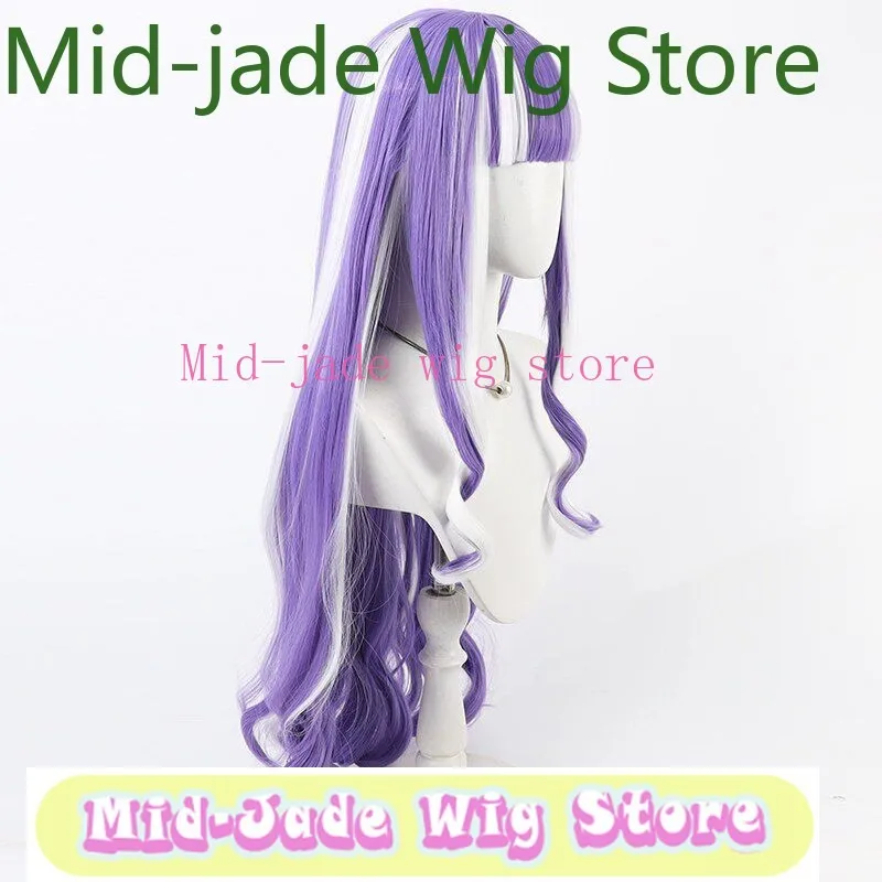 BanG Dream! RAISE A SUILEN PAREO Nyubara Reona Cosplay Wig Long Curly Hair Pink Blue Mixed Heat Resistant Synthetic Bandori - view 2