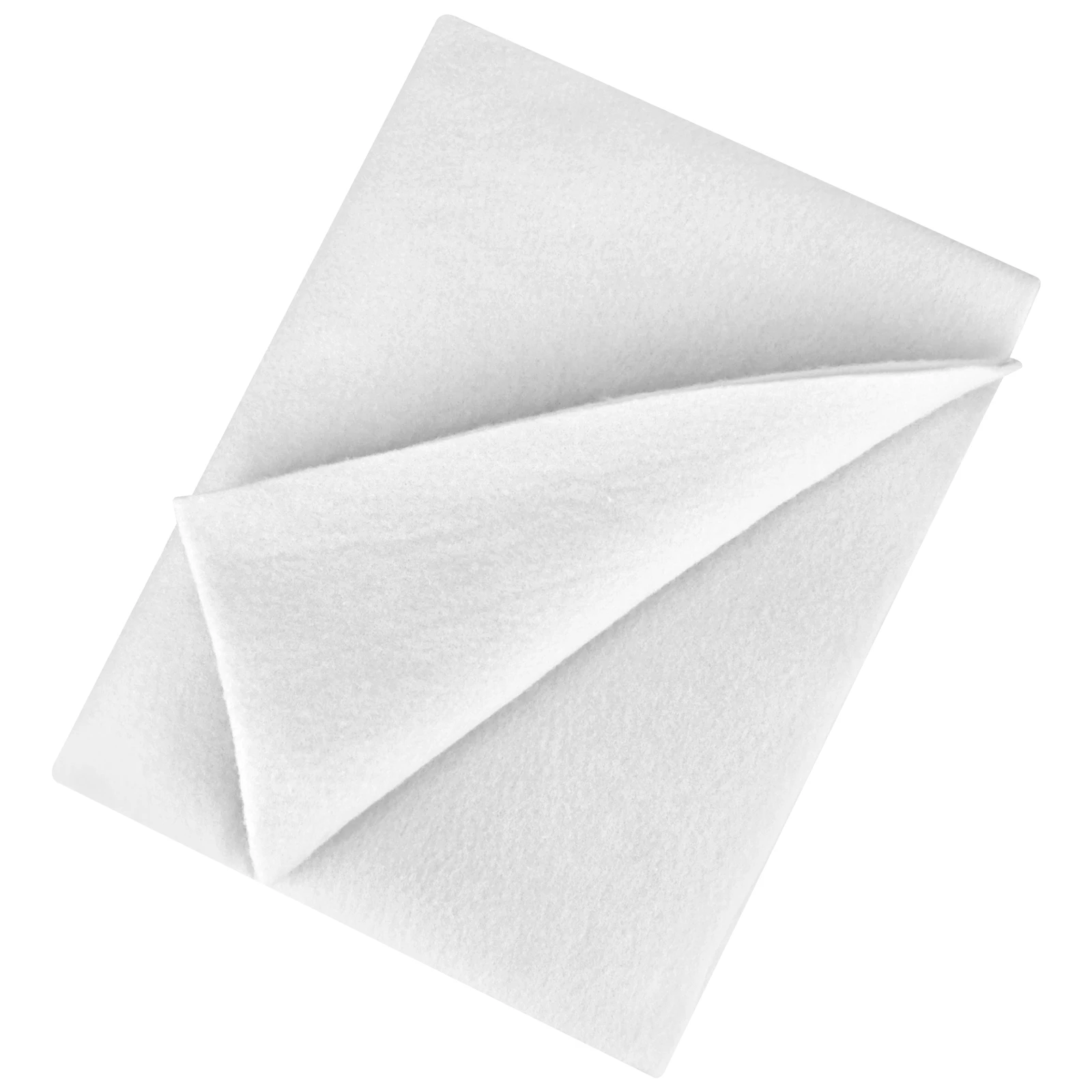 Fusible Interfacing For Sewing Soft And Stable Thick Heavy White Iron-On Non-Woven Fabric Stiffener 59 X 59 Inch Iron On Polyes