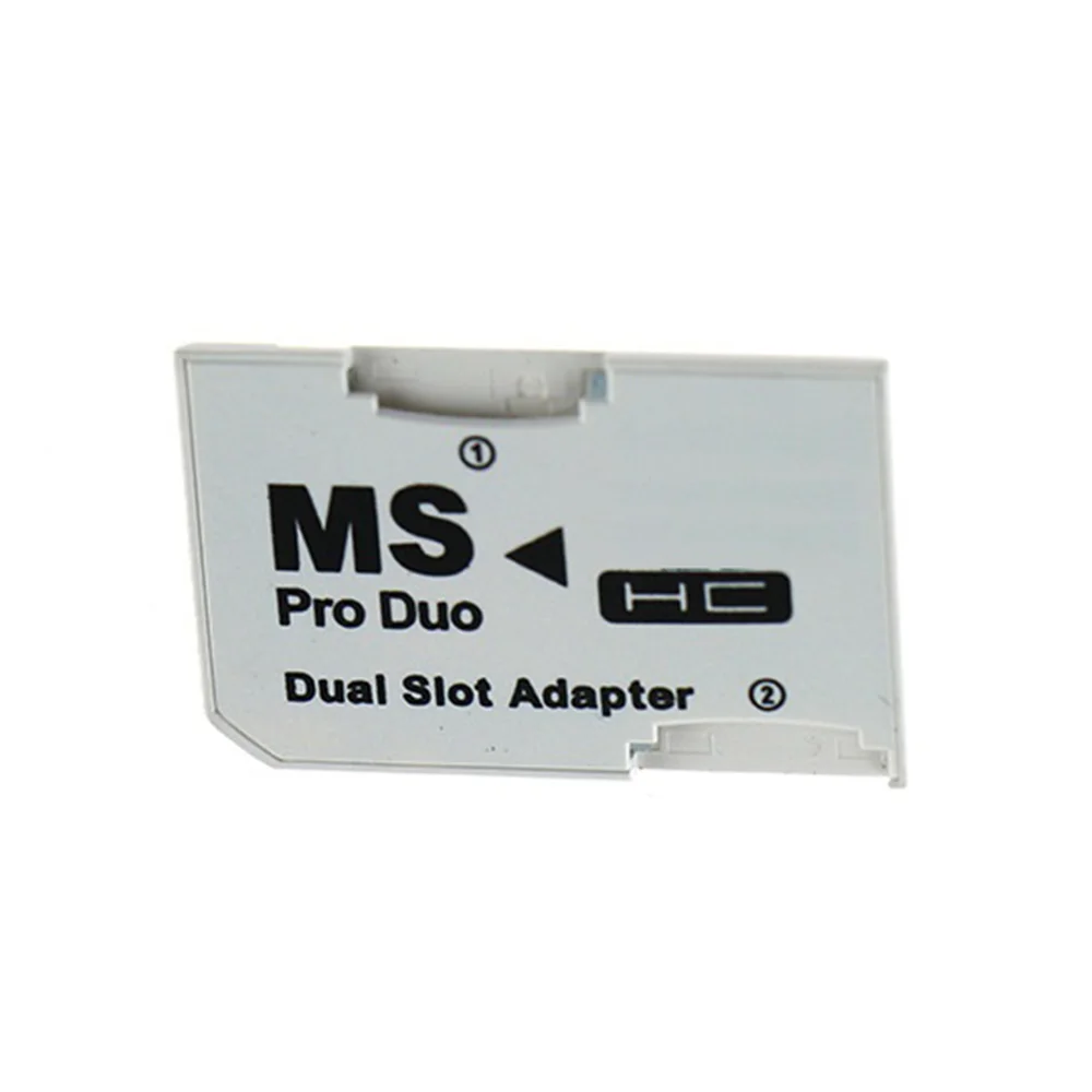 Горячий новый адаптер для чтения карт памяти Pro Duo Micro-SD TF к MS Pro с одним двумя слотами для Sony PSP Геймпад для карты PSP