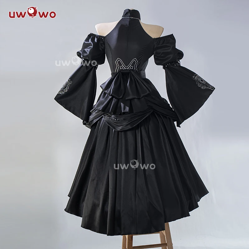 IN STOCK UWOWO Sister Zero Sister Cosplay Costume Dress Black Dress Halloween Costumes