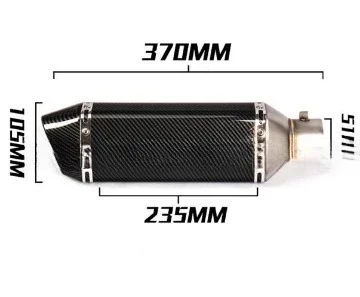 

Motorcycle modified exhaust pipe, modified exhaust pipe, sports car hexagonal exhaust pipe