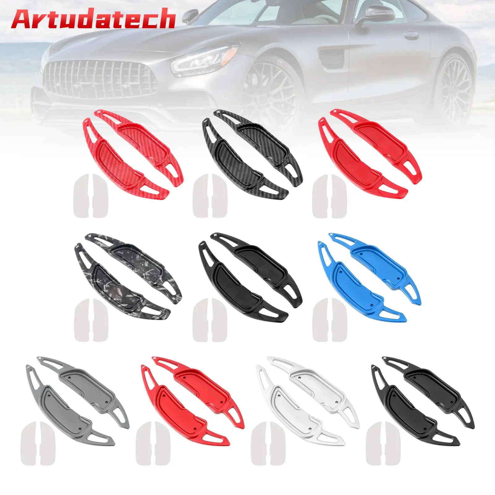 

Artudatech Steering Wheel Paddle Shifter Extension For Mercedes Benz AMG Car Accessories