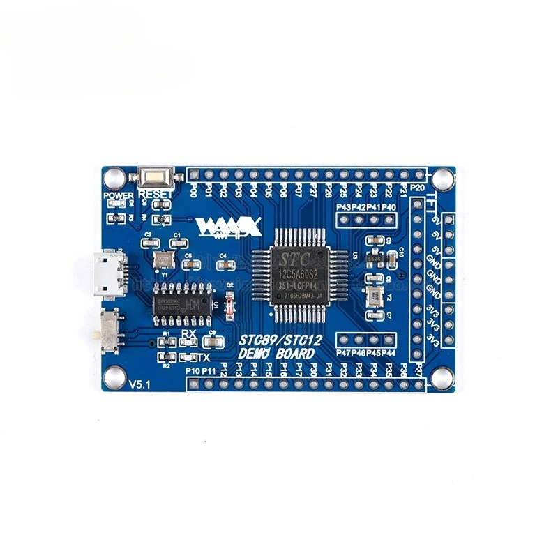 STC12 core board STC12C5A60S2 51 single-chip microcomputer development board dual serial ports