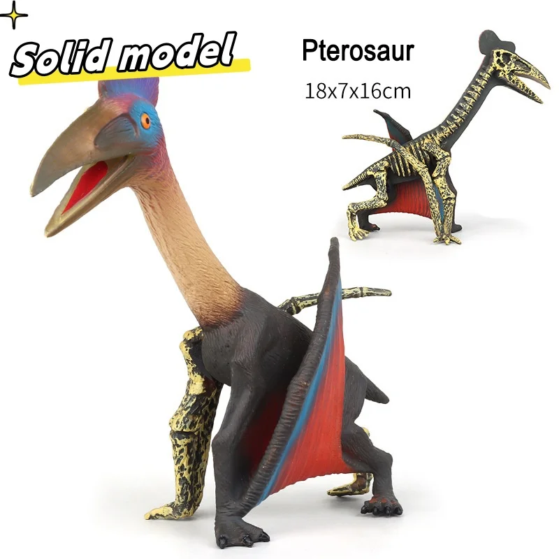 Dinosaur model half body skeleton pterosaur prehistoric figure simulation toy dinosaur world