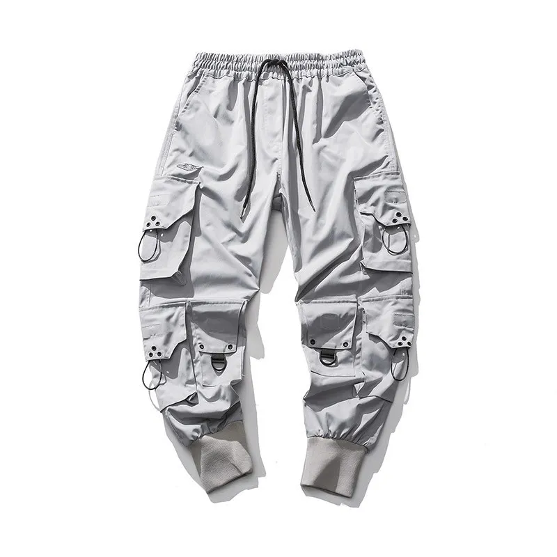 Arens Cargo Pants Men Joggers Hip Hop Techwear Pants Hippie Cargo Trousers for Men Streetwear Plus Size Pockets Oversize A18