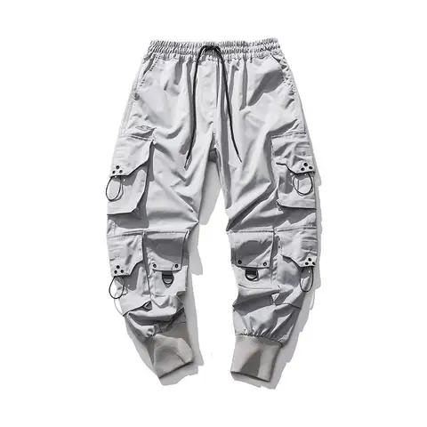 Arens Cargobyxor Herr Joggingbyxor Hiphop Techwear-byxor Hippie Cargobyxor för Herr Streetwear Plusstorlekar Fickor Oversize A18 10 best sales plus size techkläder - №2