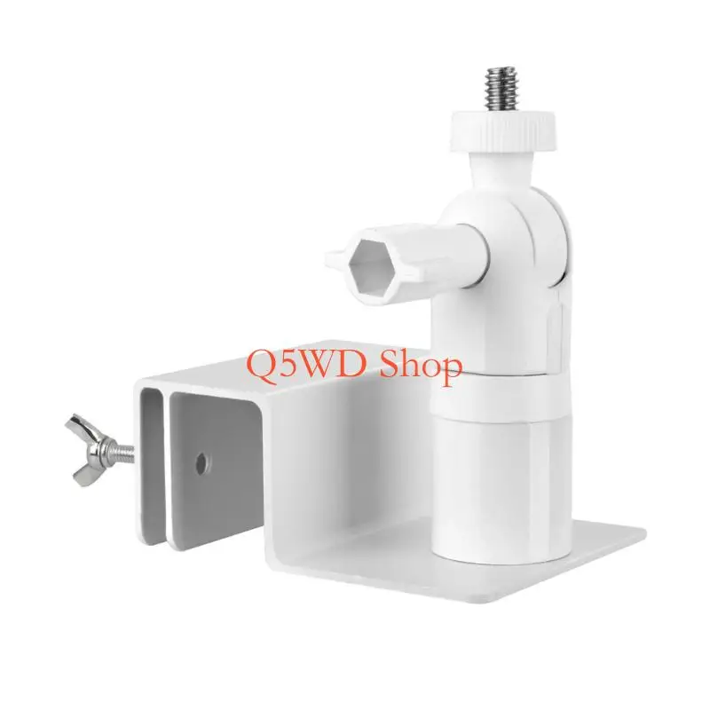 Q5WD Aluminum Alloys Gutters Clamps For Solars Panel Simple Installation 360 Swivels