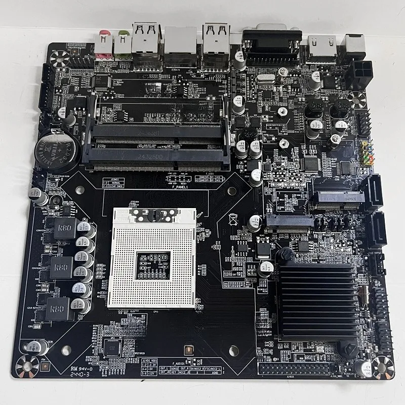 ITX industrial control main board HM65 dual memory slot DDR3 mini board