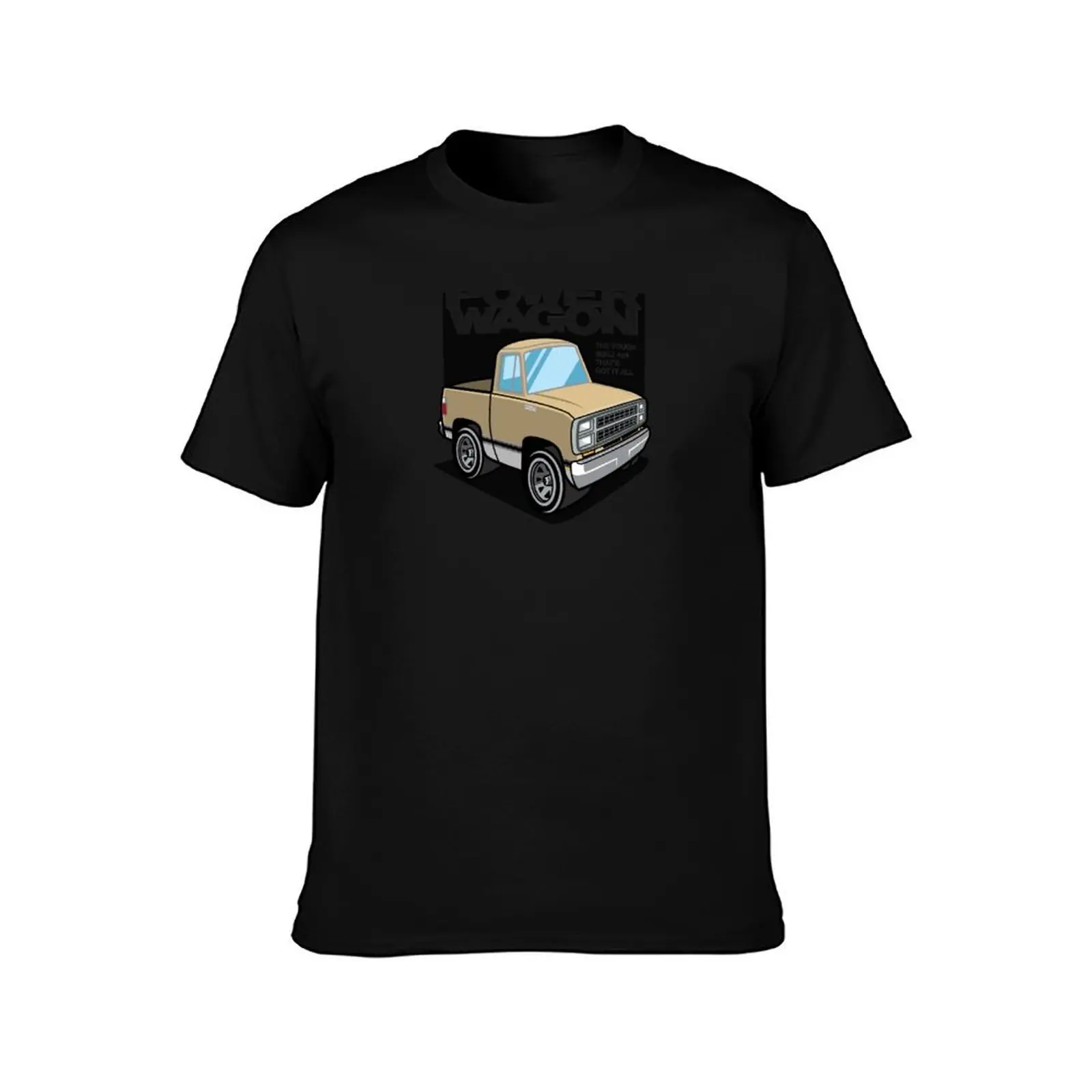 Cashmere - Power Wagon (1980 - White-Based) T-Shirt Christmas Casual Short Sleeve Top T-Shirt