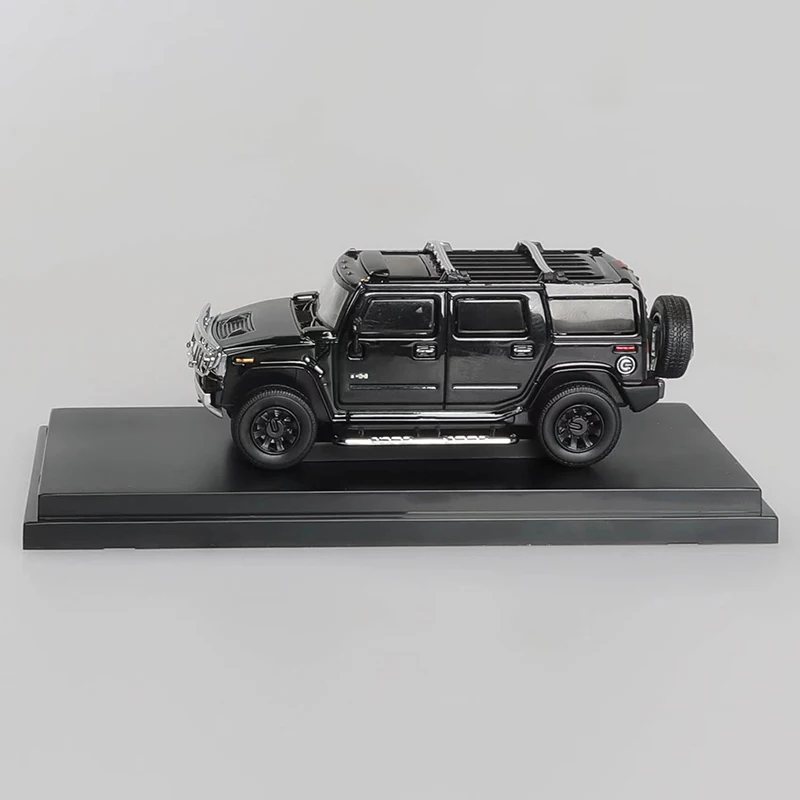 Diecast 1/64 scala Hummer H2 lega modello di auto SUV fuoristrada modello di Pickup giocattoli per auto per ragazzi regalo ornamento da collezione