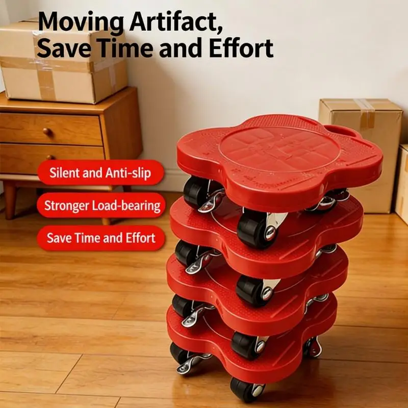 Professional Furniture Mover Tool Heavy Stuffs Transport Lifter Wheeled Mover A2BB