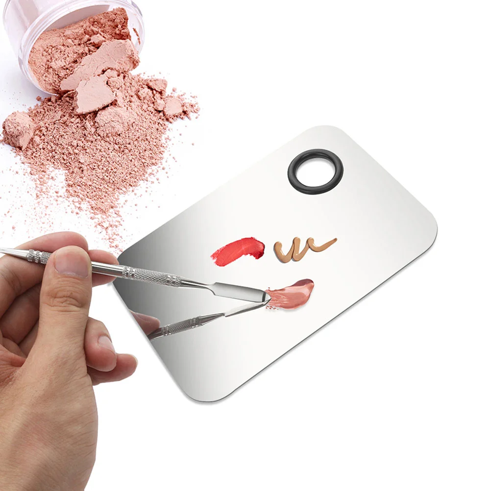 

Eye Shadow Pallets for Women Stainless Steel Palette Manicure Professional Dresser Nail Tools