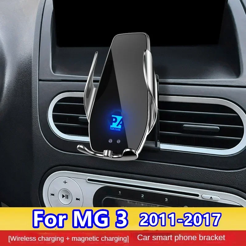 

2011-2017 For MG 3 MG3 Phone Holder Wireless Charger Car Mount Navigation Bracket GPS Support