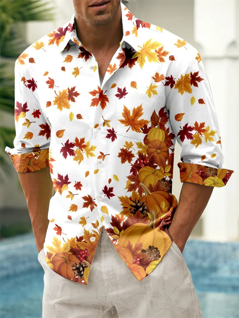 Camisa 3D informal de manga larga para calle al aire libre para hombre, suave y cómoda, nueva moda tridimensional