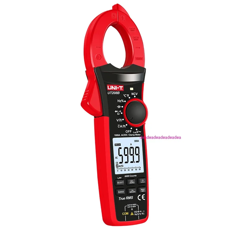 UT208B digital clamp meter digital display multimeter ammeter capacitance resistance AC and DC universal meter