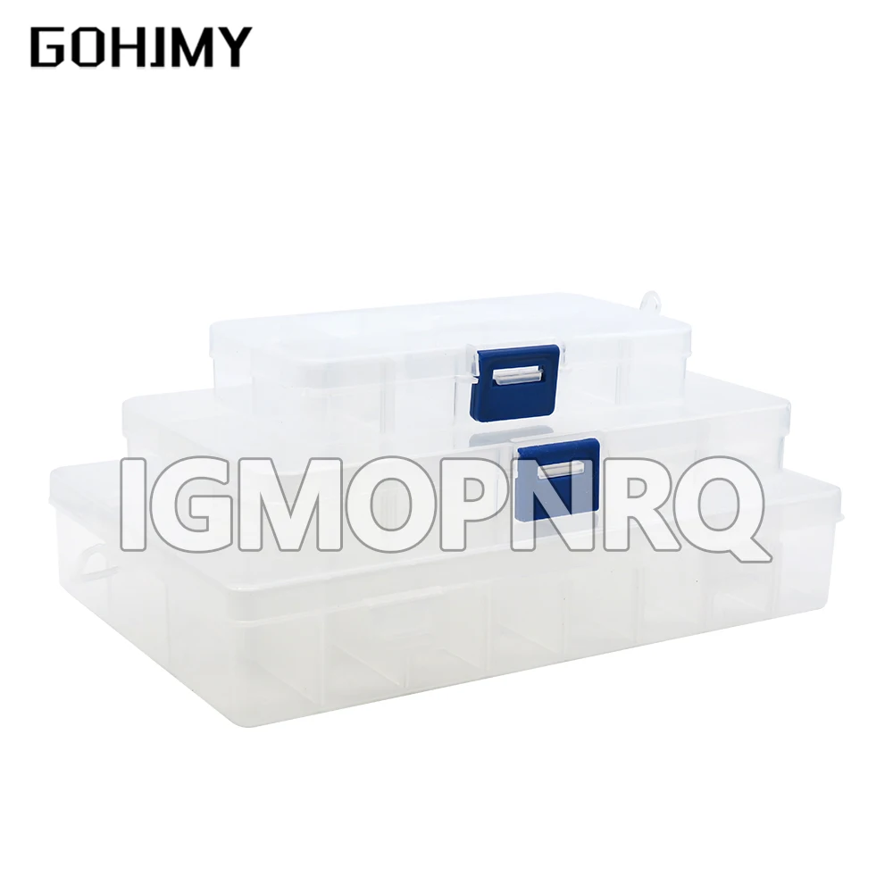 

10/15/24 Grids Tools Packaging Box Portable Practical Electronic Components Storage / Part Tool