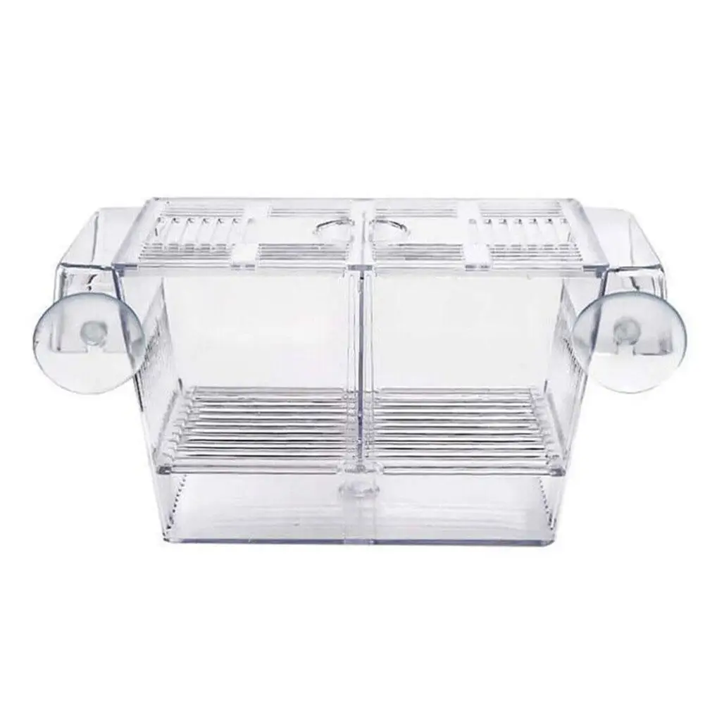 Multifunctional Fish Aquarium Fish Breeding Isolation Box Clear Acrylic Aquarium Breeder Fish Tank Guppies Hatching Incubator