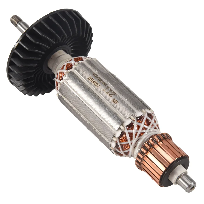 AA63 HOT Angle Grinder Armature Rotor For  9553NB 9553HB N 9555 Rotor With Bearing 607 Angle Grinder Rotor Accessories