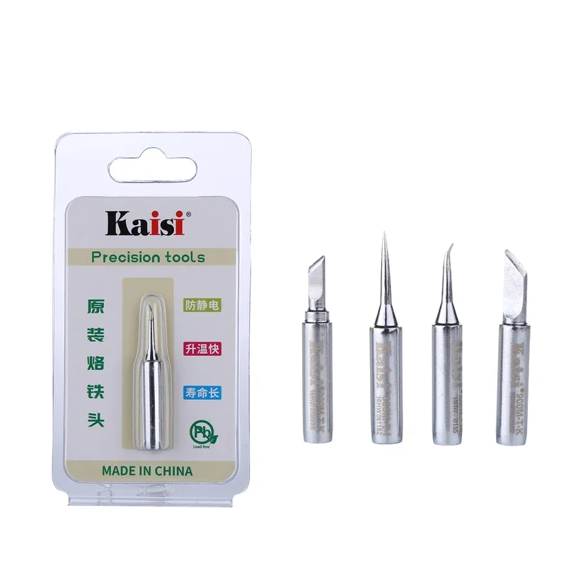 

Lead-Free Soldering Iron Tip 900M-T-K 900M-T-I Welding Sting Solder Iron Tips for BGA Rework Soldering Station Tools Kaisi