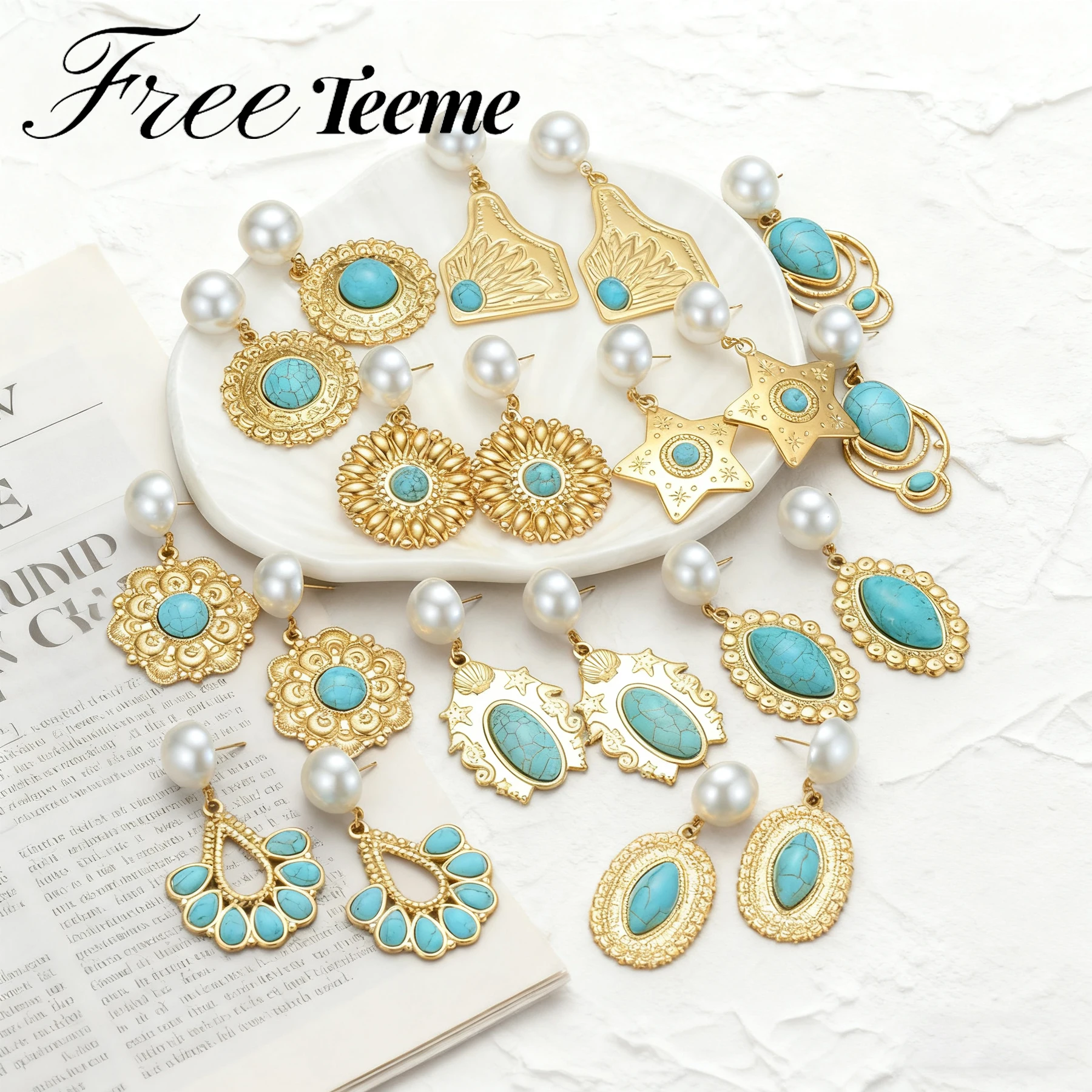 Freeteeme Boho Turq… - image