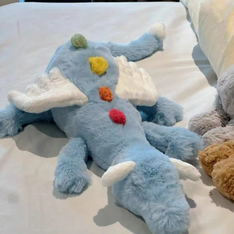 60-100 см очаровательные летающие драконы животные небесно-голубые куклы супер мягкая декоративная подушка мультфильм каваи подарки на день рождения и Рождество Декор