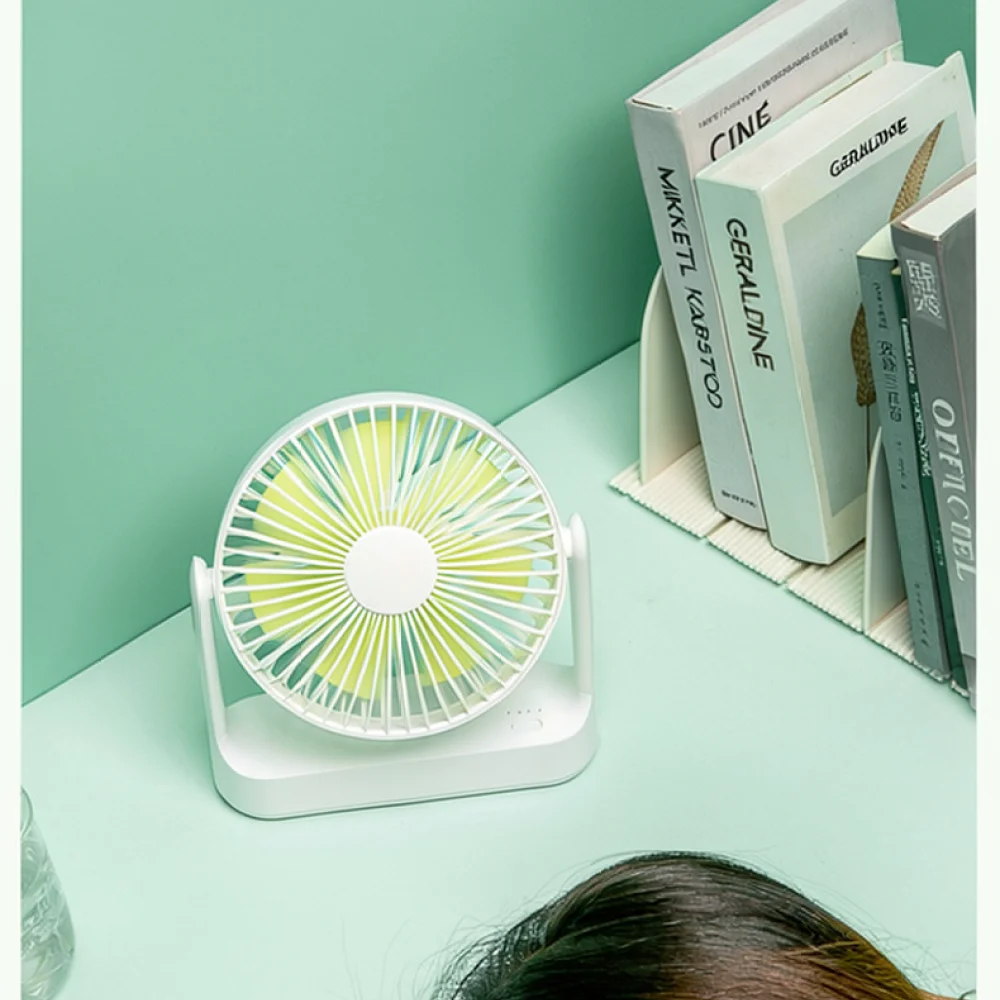 Electric Desktop Fan Wall Mountable USB Powered Cooling Air Blower Silent Motor For Home Dorm Office Desk Accessories