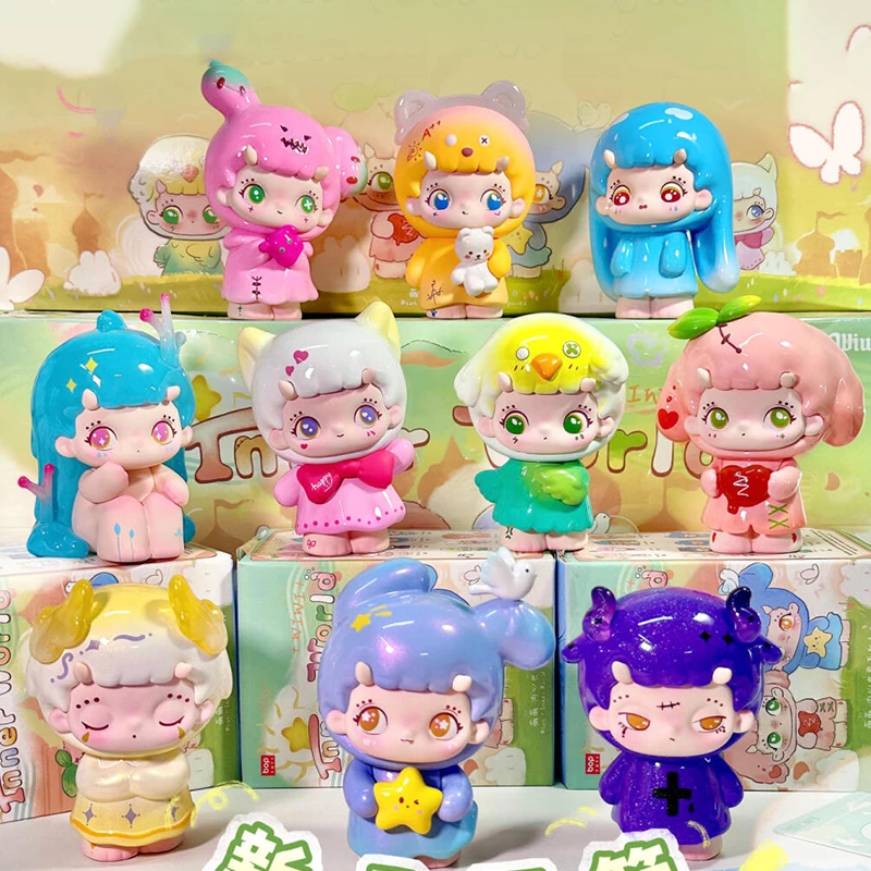 Wiwi Forest Inner World Series Blind Box Doll Cute Wiwi Girl Action Figure Surprise Bag Kawaii Mystery Box Ornament Toy Gifts