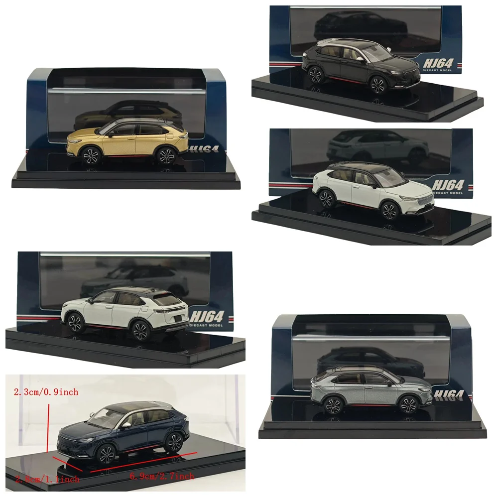 

Hobby Japan 1/64 Scale VEZEL e:HEV PLaY HJ642071 Diecast Model Car Miniature Limited Collection
