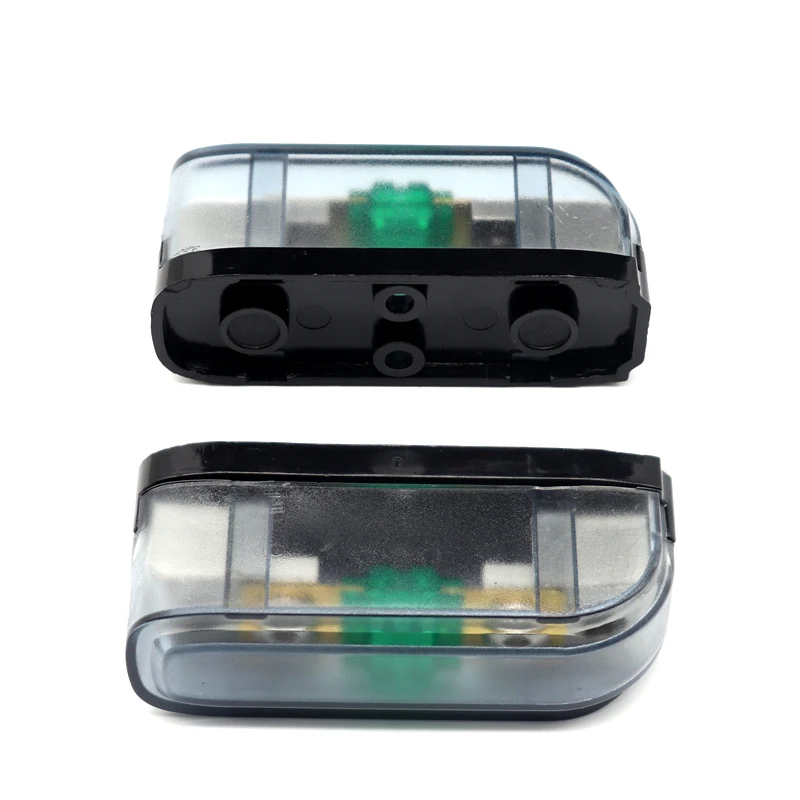 【20A - 200A】Mini Matte Car Audio Fuse Holder AFS Holder Power Fuse Holder Zinc Alloy Material Is Easy To Install Fuse Box