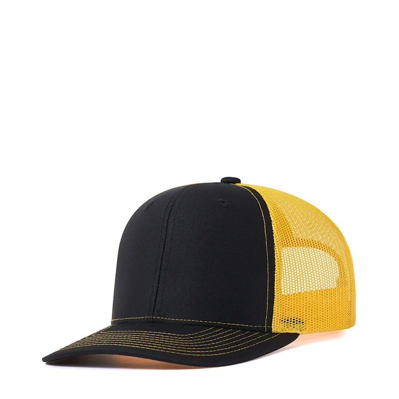 Gorros de malla ajustables para hombre y mujer, gorra de béisbol con Cierre trasero, estilo Hip Hop, unisex, 38 colores