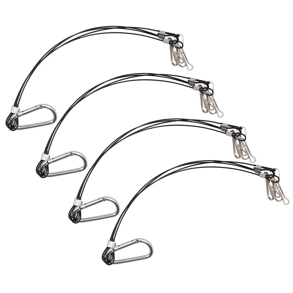 

4 Pcs Steel Propagation Hangers Garden Wire Rope Hydroponics Hanging for Climbing Plants