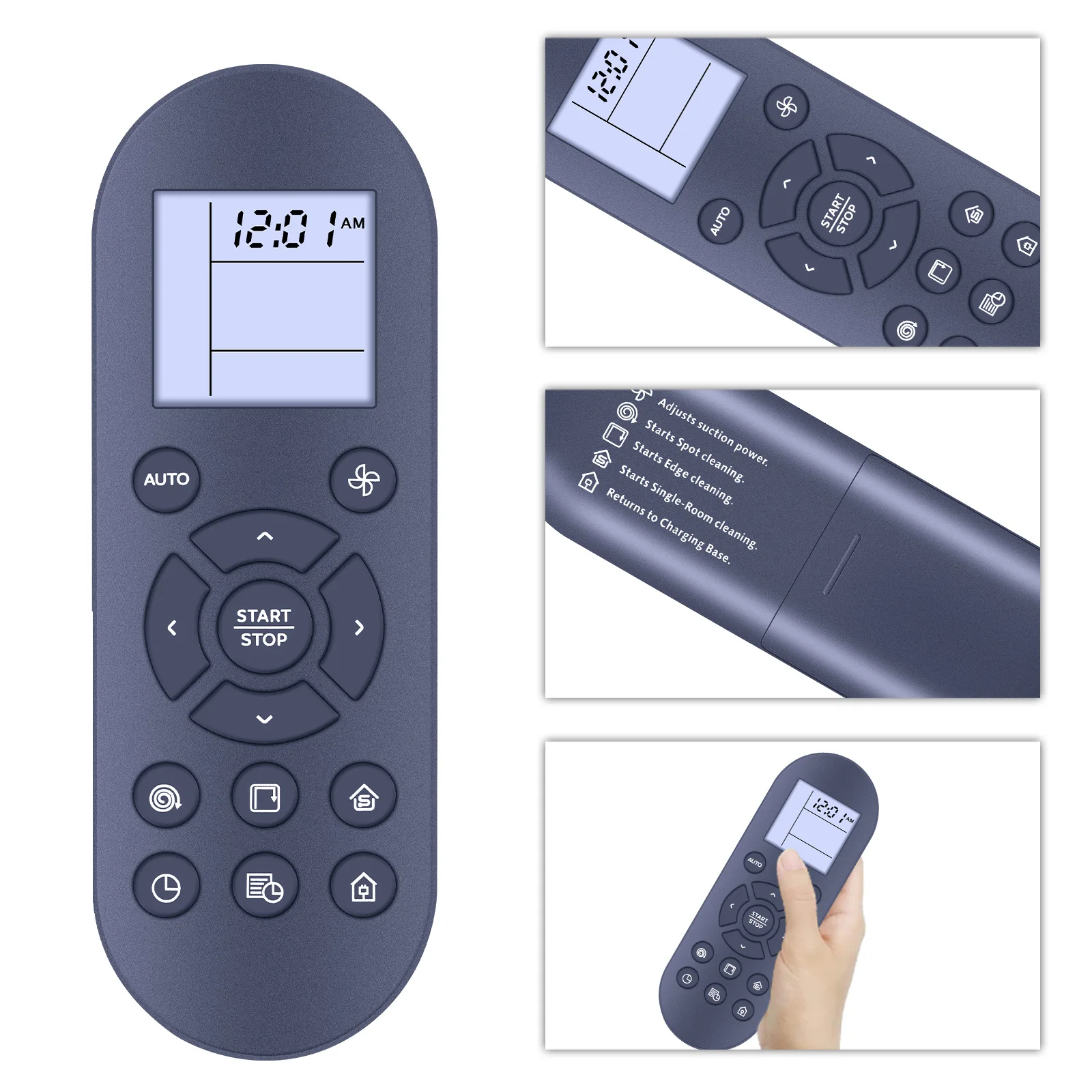 New Remote Control For EUFY Boostiq RoboVac 11S T2108 11S MAX & RoboVac 12 & RoboVac 30 & Robovac 11(T2102) Robot Vacuum Cleaner