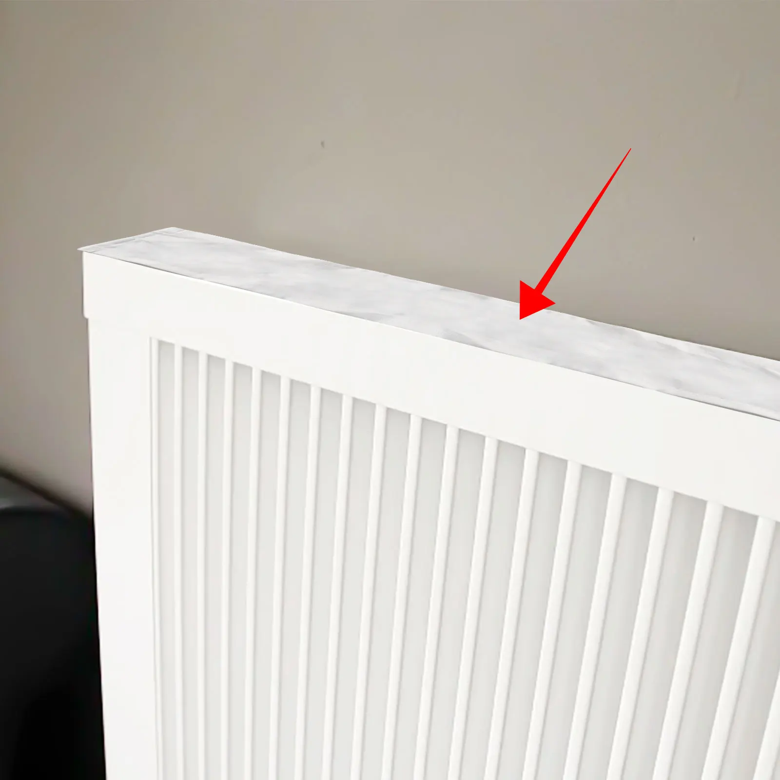 Radiator Dust Cover To Block Decorative Radiator Pad Built-in Magnet Fixed Block Dust Home Temperature Control System Decor