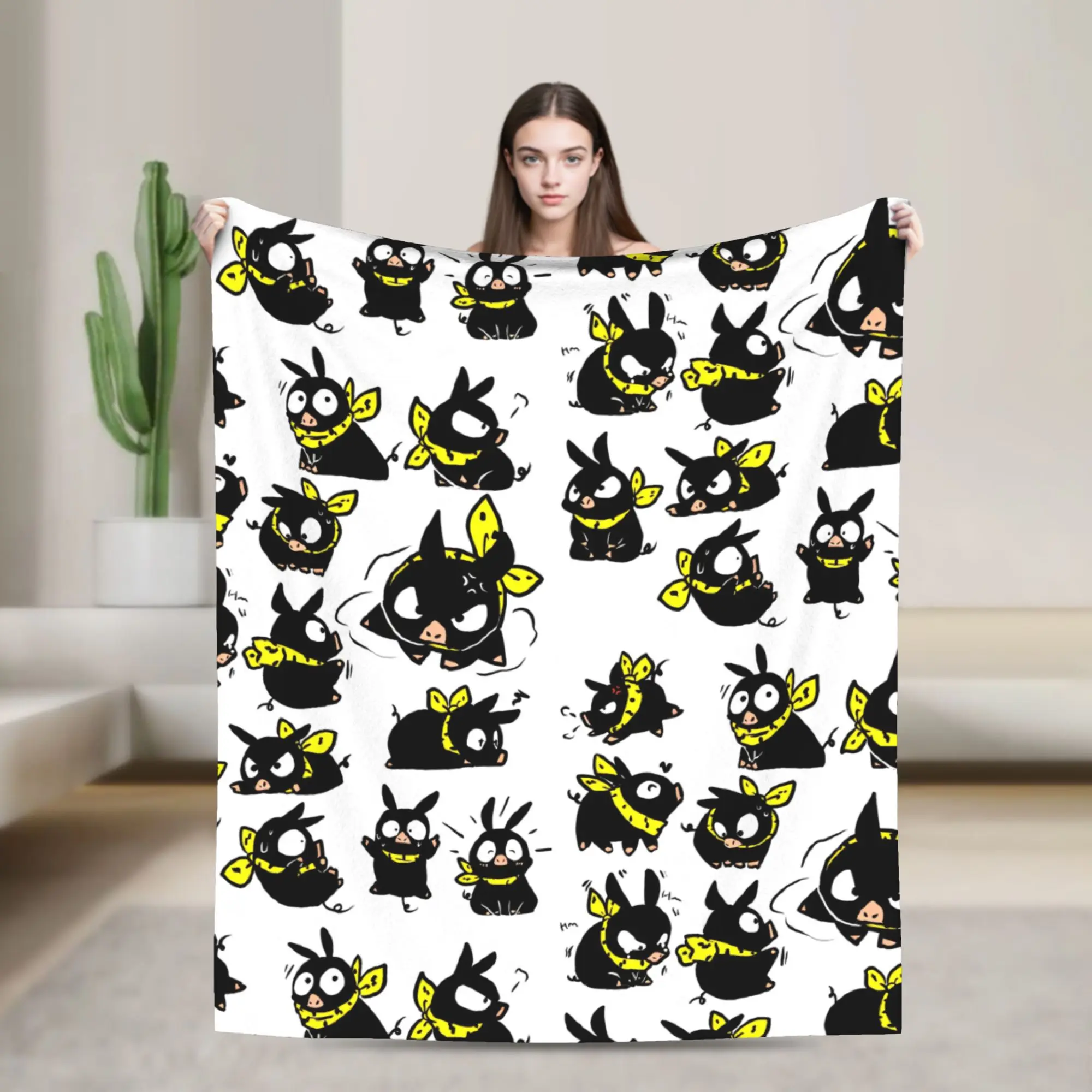 Manga Ranma 1⁄2 Blanket Adventure Martial Comedy Plush Awesome Warm Throw Blanket for Bed Sofa Spring Autumn