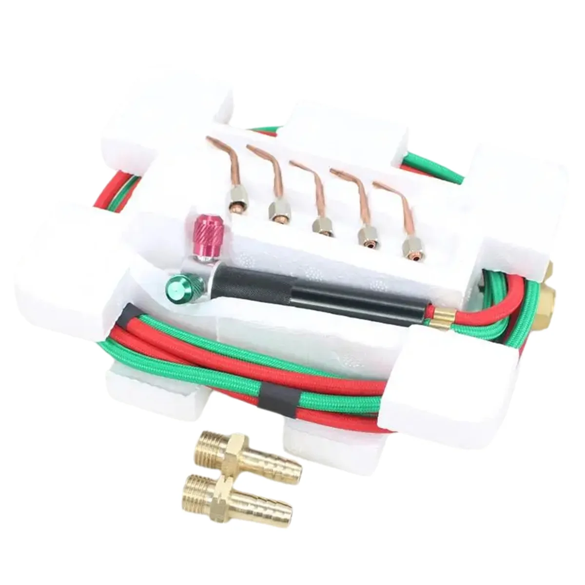 A002 Upgrade Soldering Cutting Torch Mini Welding Torch Little Gas Torch Jewelry Tools 5 Tips Connetor with Oxygen Gas