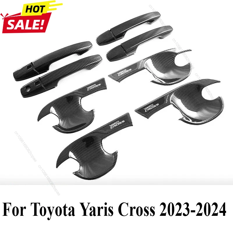 

For Toyota Yaris Cross 2023-2024 Door Handle Cover Trim Handle Bowl Protectors