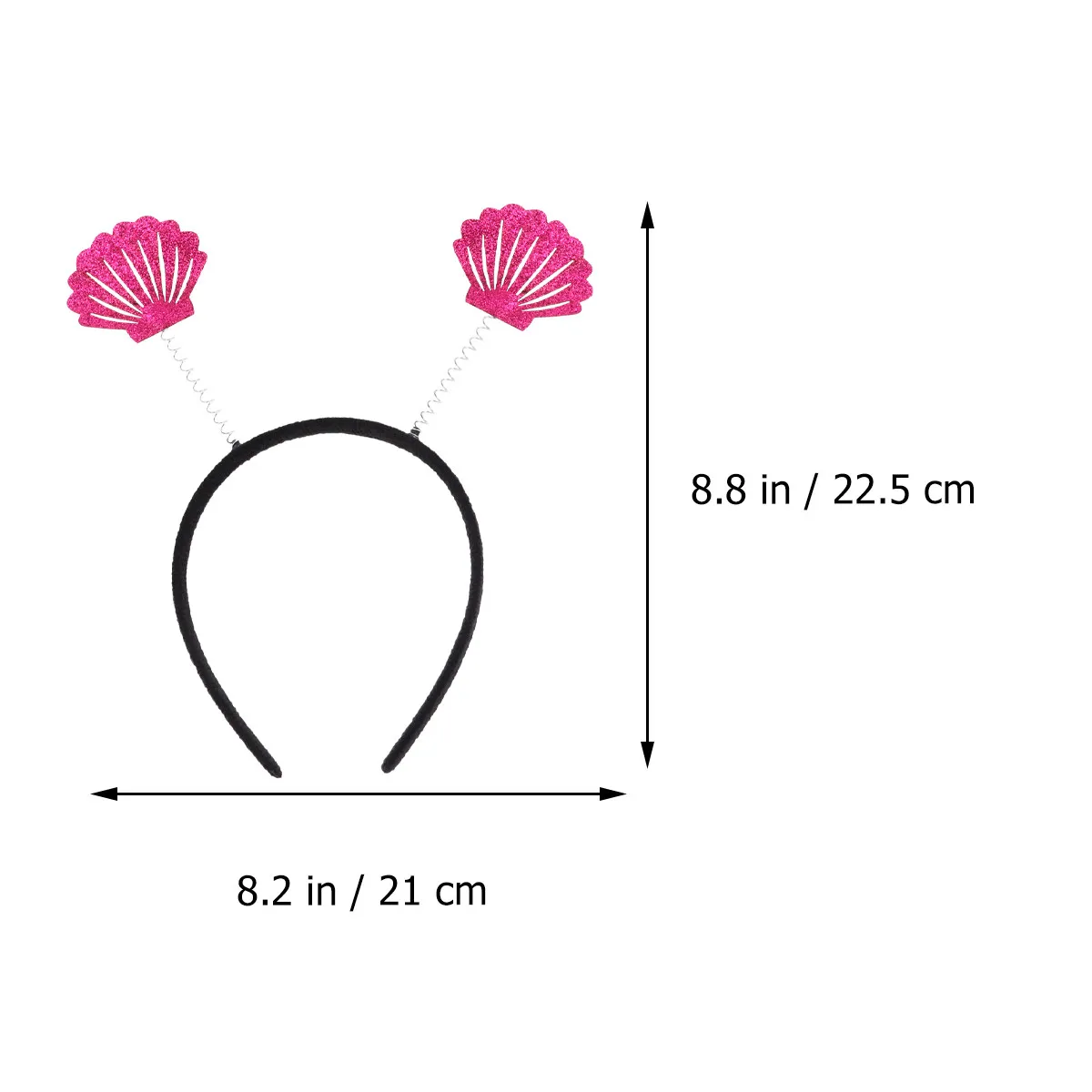 3Pcs Stylish Shell Headbands Premium Material Soft Lightweight Fun Happy Atmosphere Cosplay Festival Birthday Party Hair Hoops view 5