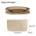 beige with zipper