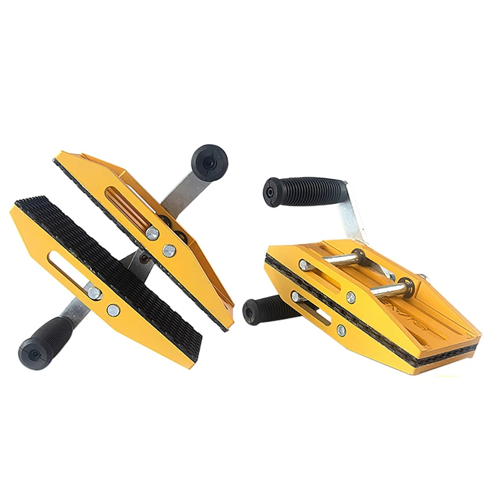 Labor-Saving Double Handed Carrying Clamp Granite Tools Glass Stone Slab Lifting Tool with Rubber for Ceramic Marble