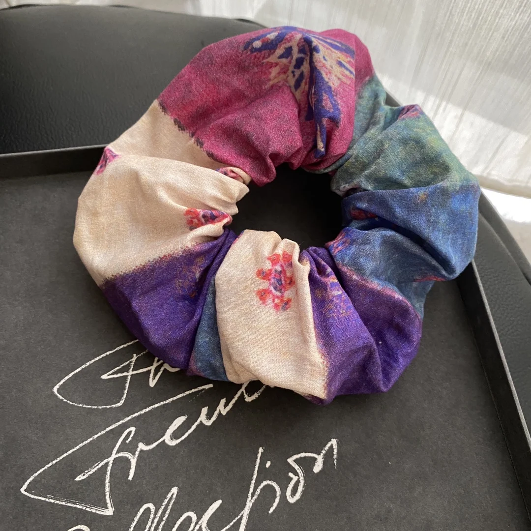 

Ethnic style cotton Women's hair loop headwear