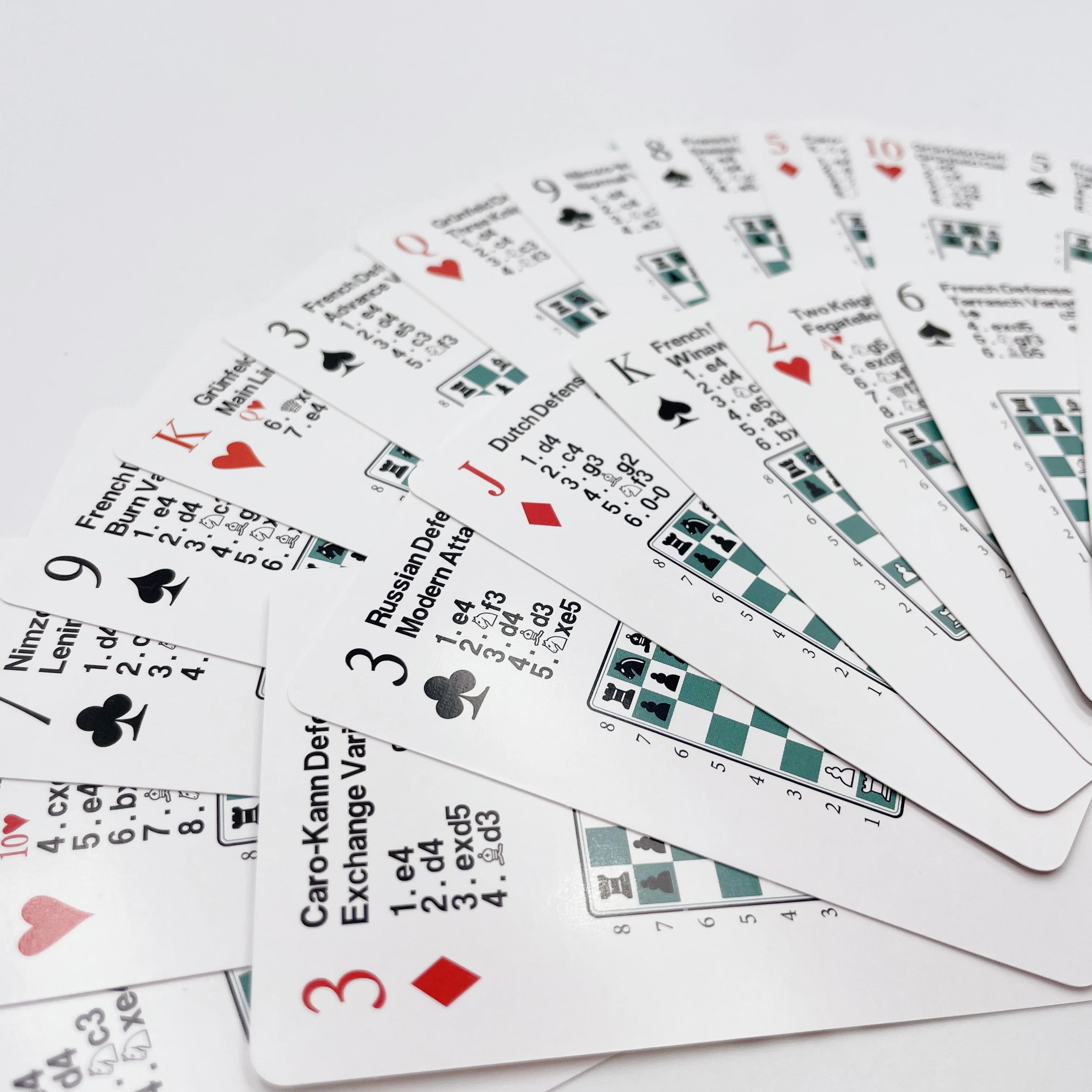 Benoni Chess Opening Cards - Best gift for chess lovers to study chess strategy, tactics, opening moves - ajedrez