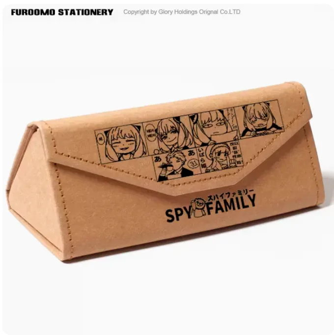 

Anime SPY×FAMILY Anya Forger Fold Pencil Case Protective Hard Eye Glasses Case Portable Storage Sunglasses Box 1524