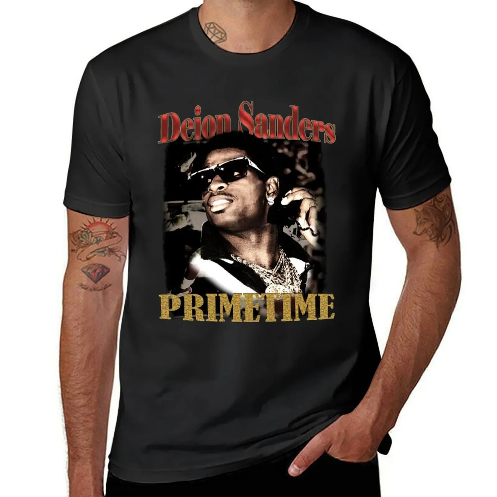 Deion Sanders Primetime 90’s T-Shirt summer tops cute tops t shirts for men graphic