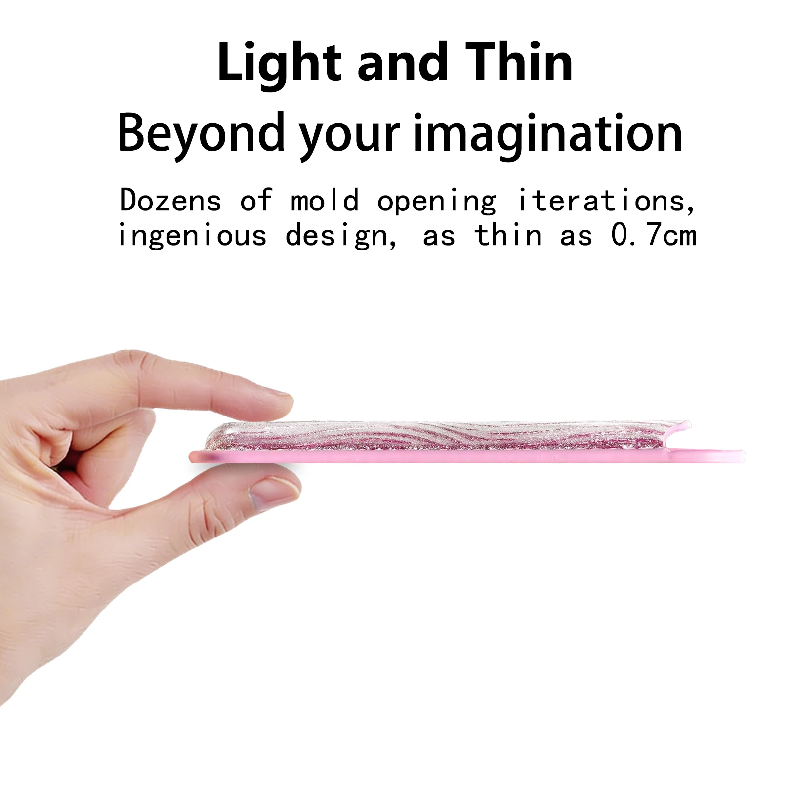 Glitter PU Leather Card Bag Suitable For Magsafe Magnetic Tape Adhesive Magnetic Iron Ring Phone Case Universal Card Wallet - view 6