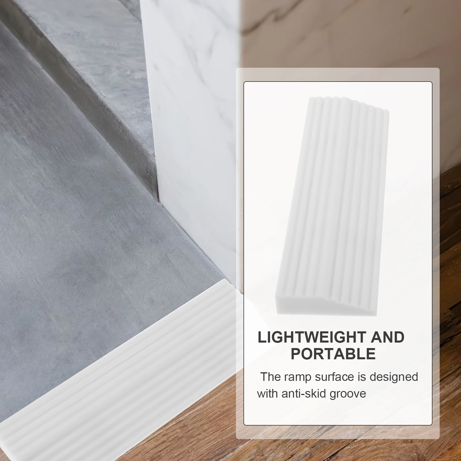 

1 шт., подметальный робот, рампа, белый коврик для скалолазания, домашний коврик, резиновая подушка, противоскользящая конструкция с пазами для дома, магазина, отеля